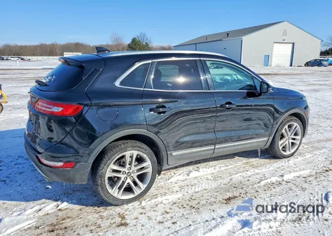 2018 Lincoln Mkc Reserve z USA, uszkodzony, nr VIN 5LMCJ3D96JUL30264